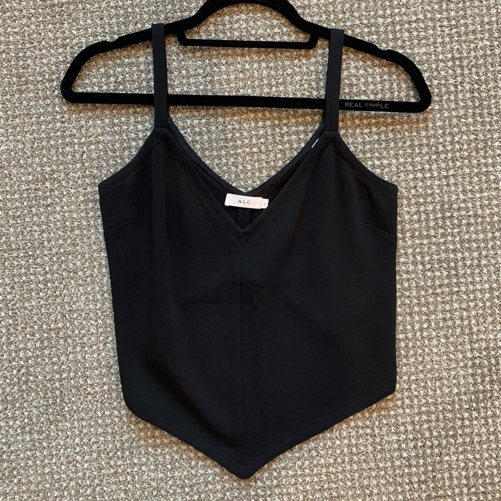 ALC Black Crop Top